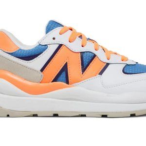 New Balance Women’s 57/40 White Orange Stellar Blue Size 9